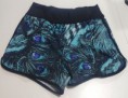 Short Fitness Estampa Pavão